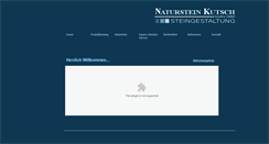 Desktop Screenshot of naturstein-kutsch.de